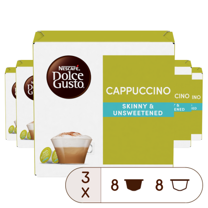 Caja de 48  cápsulas CAPPUCINO LIGHT 48 CÁPSULAS de NESCAFÉ Dolce Gusto