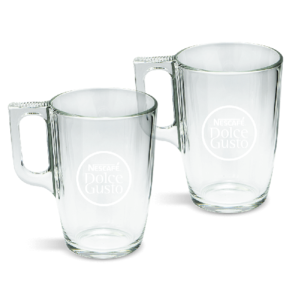 Set de dos tazas latte macchiato