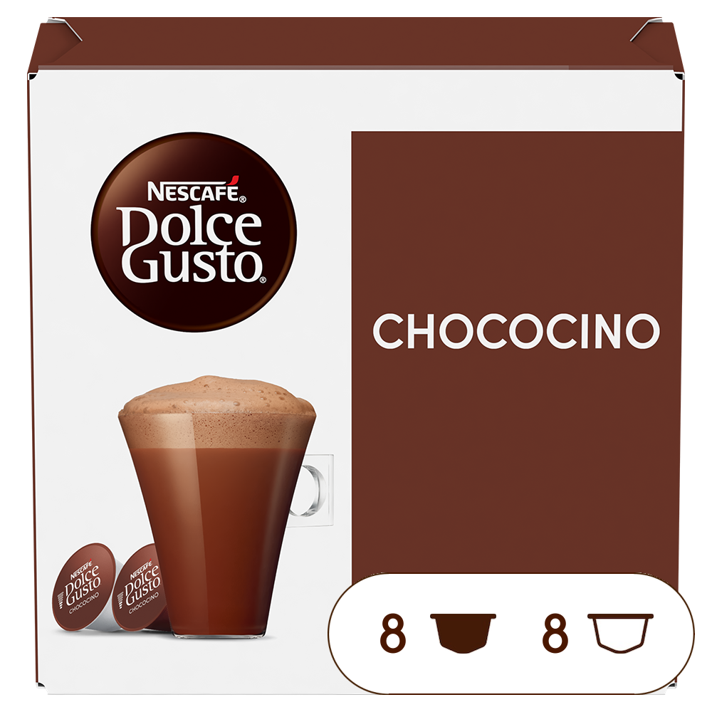 Caja de 16 cápsulas Chococino 16 Cápsulas de NESCAFÉ Dolce Gusto Caja de 16 cápsulas Chococino 16 Cápsulas de NESCAFÉ Dolce Gusto