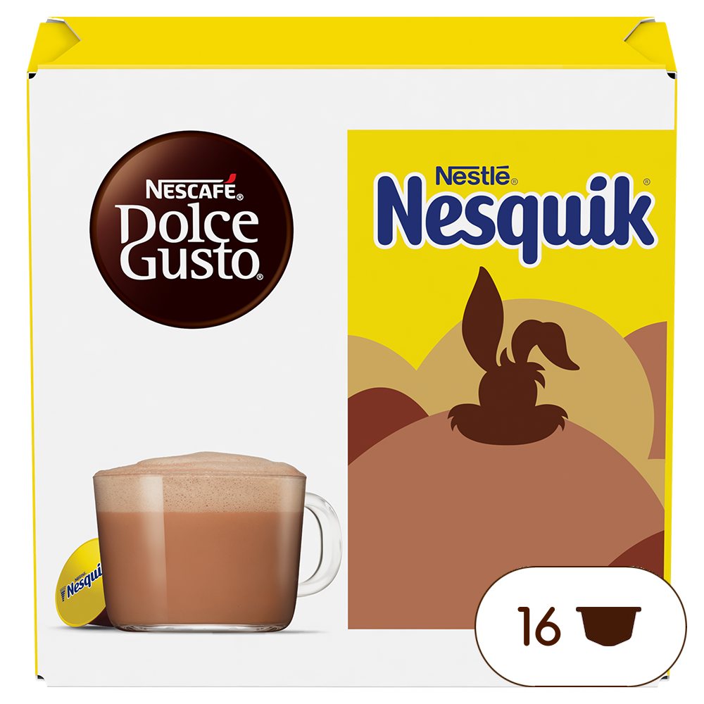 Caja de 16 cápsulas Nesquik 16 Cápsulas de NESCAFÉ Dolce Gusto Caja de 16 cápsulas Nesquik 16 Cápsulas de NESCAFÉ Dolce Gusto