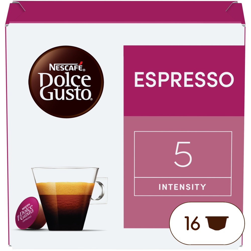 Caja de 16 cápsulas Espresso 16 Cápsulas de NESCAFÉ Dolce Gusto Caja de 16 cápsulas Espresso 16 Cápsulas de NESCAFÉ Dolce Gusto