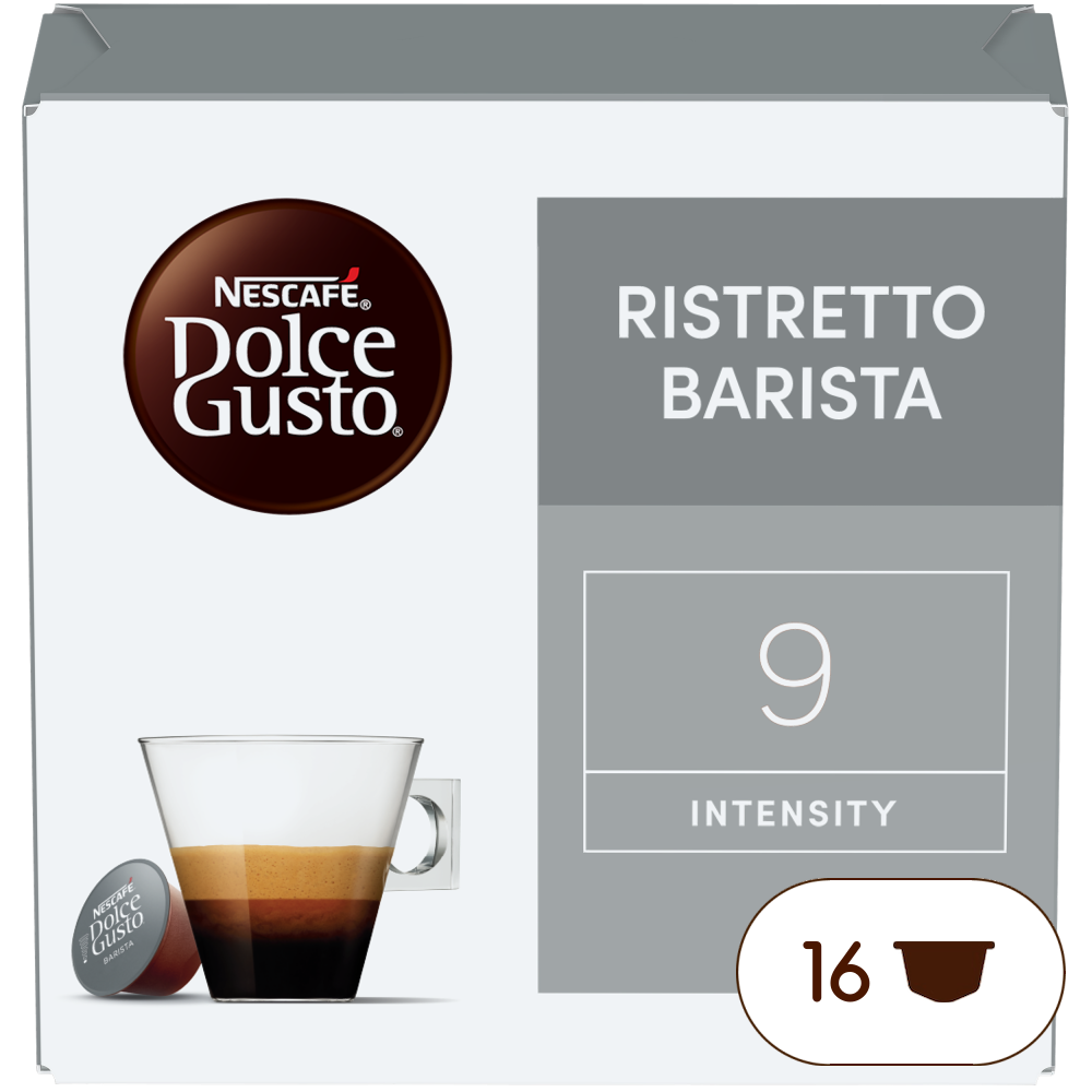 Caja de 16 cápsulas Ristretto Barista 16 Cápsulas de NESCAFÉ Dolce Gusto Caja de 16 cápsulas Ristretto Barista 16 Cápsulas de NESCAFÉ Dolce Gusto