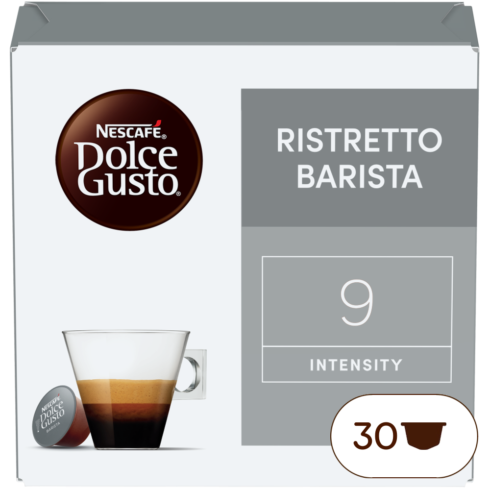 Caja de 30 cápsulas Ristretto Barista 30 Cápsulas de NESCAFÉ Dolce Gusto Caja de 30 cápsulas Ristretto Barista 30 Cápsulas de NESCAFÉ Dolce Gusto