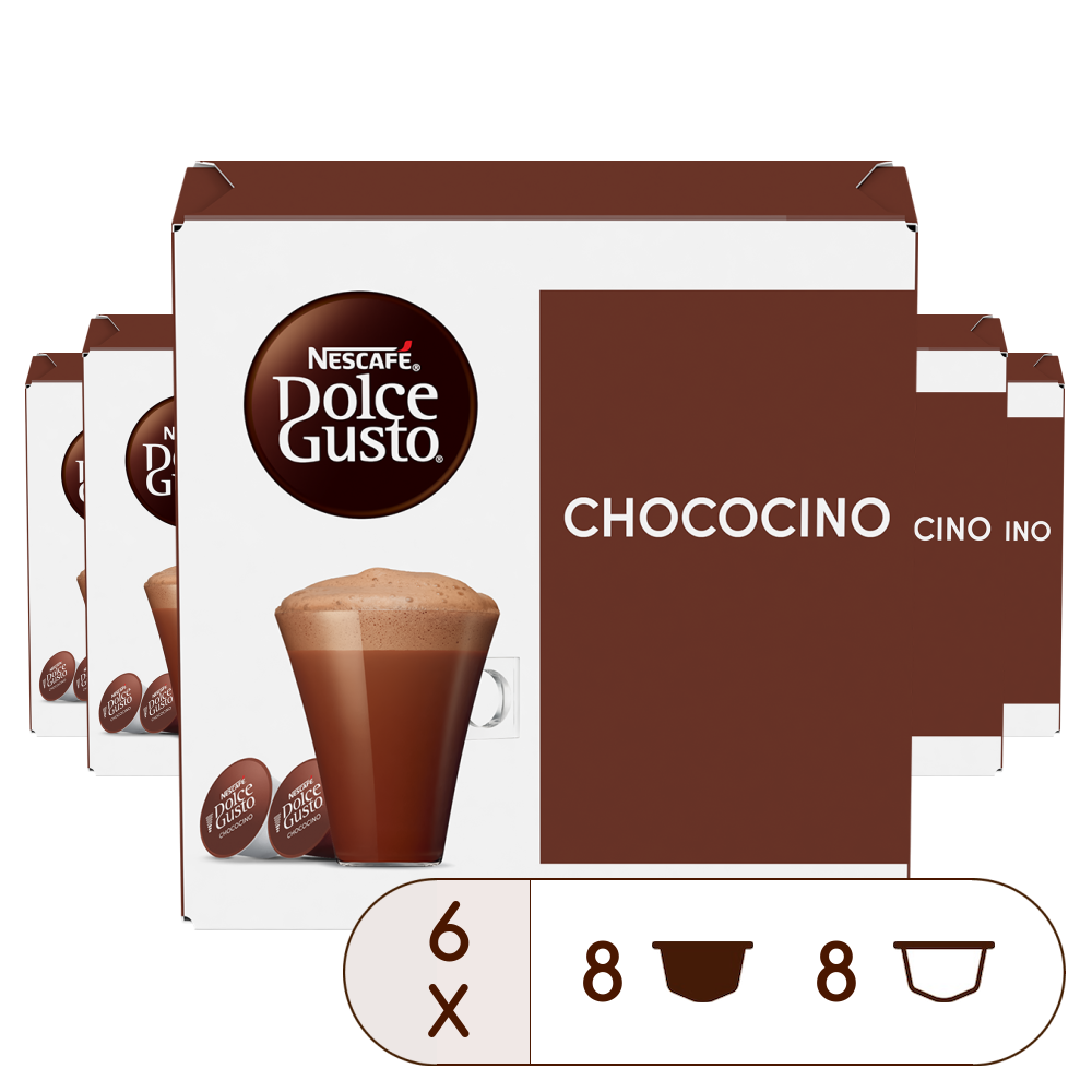 Caja de 96 cápsulas Chococino 96 Cápsulas de NESCAFÉ Dolce Gusto Caja de 96 cápsulas Chococino 96 Cápsulas de NESCAFÉ Dolce Gusto
