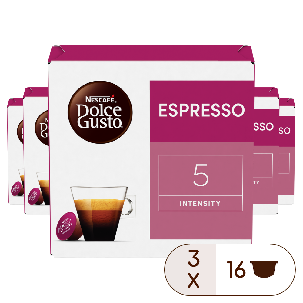 Caja de 48 cápsulas Espresso 48 Cápsulas de NESCAFÉ Dolce Gusto Caja de 48 cápsulas Espresso 48 Cápsulas de NESCAFÉ Dolce Gusto