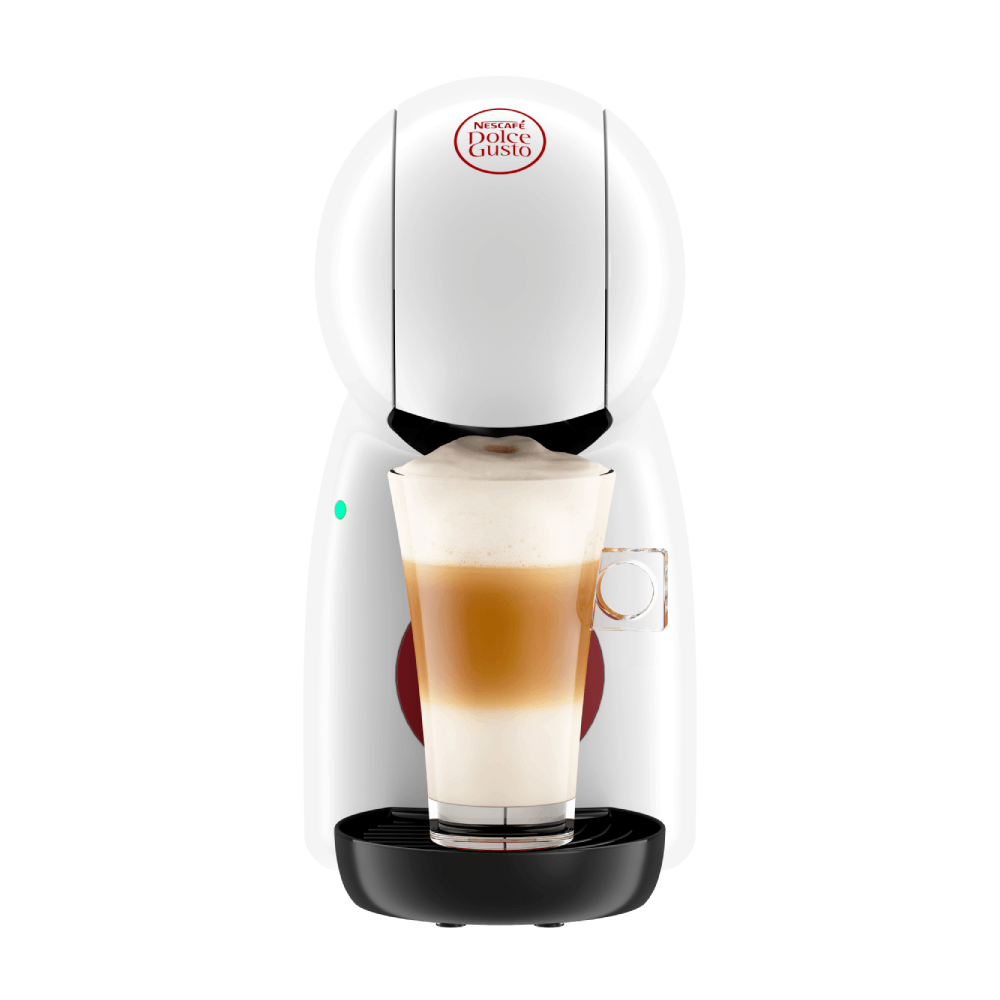 Cefetera Piccolo Xs Krups® Manual Blanca y Roja NESCAFÉ Dolce Gusto - Frontal