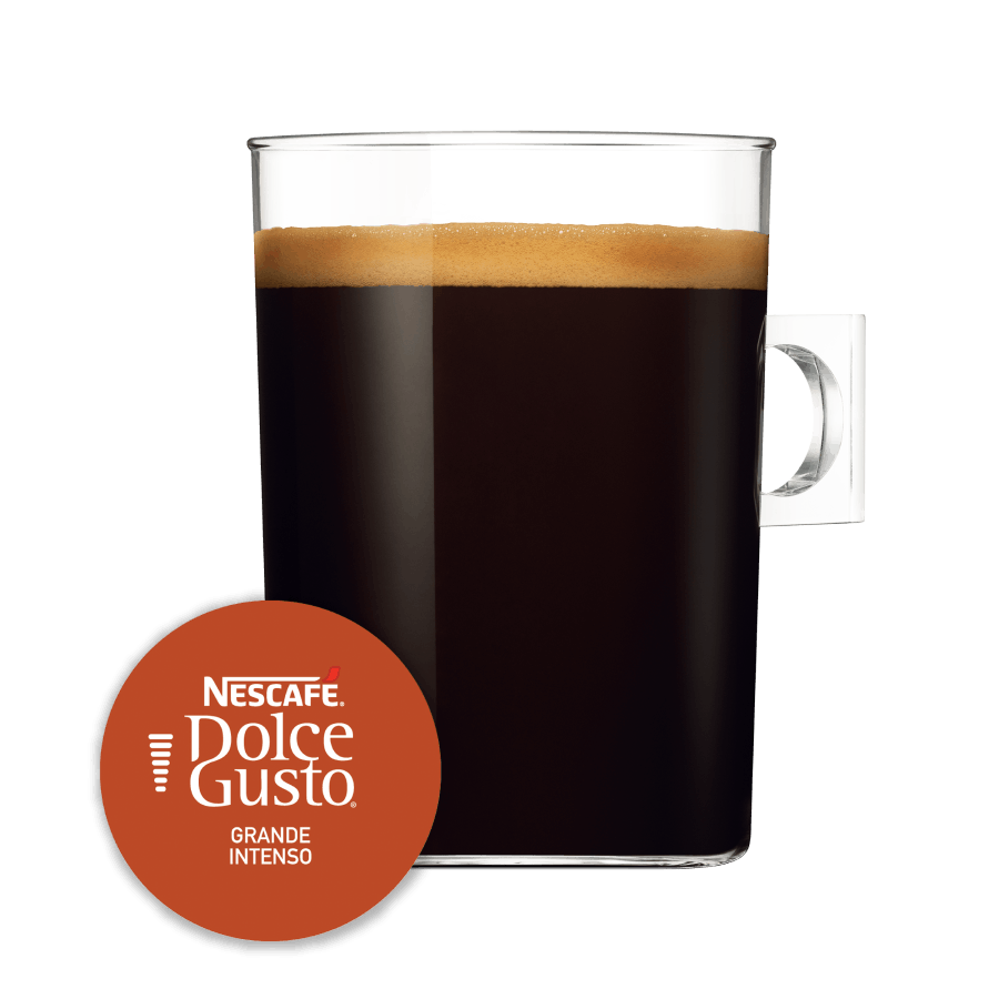 Cápsula con taza de Grande Intenso 16 Cápsulas de NESCAFÉ Dolce Gusto