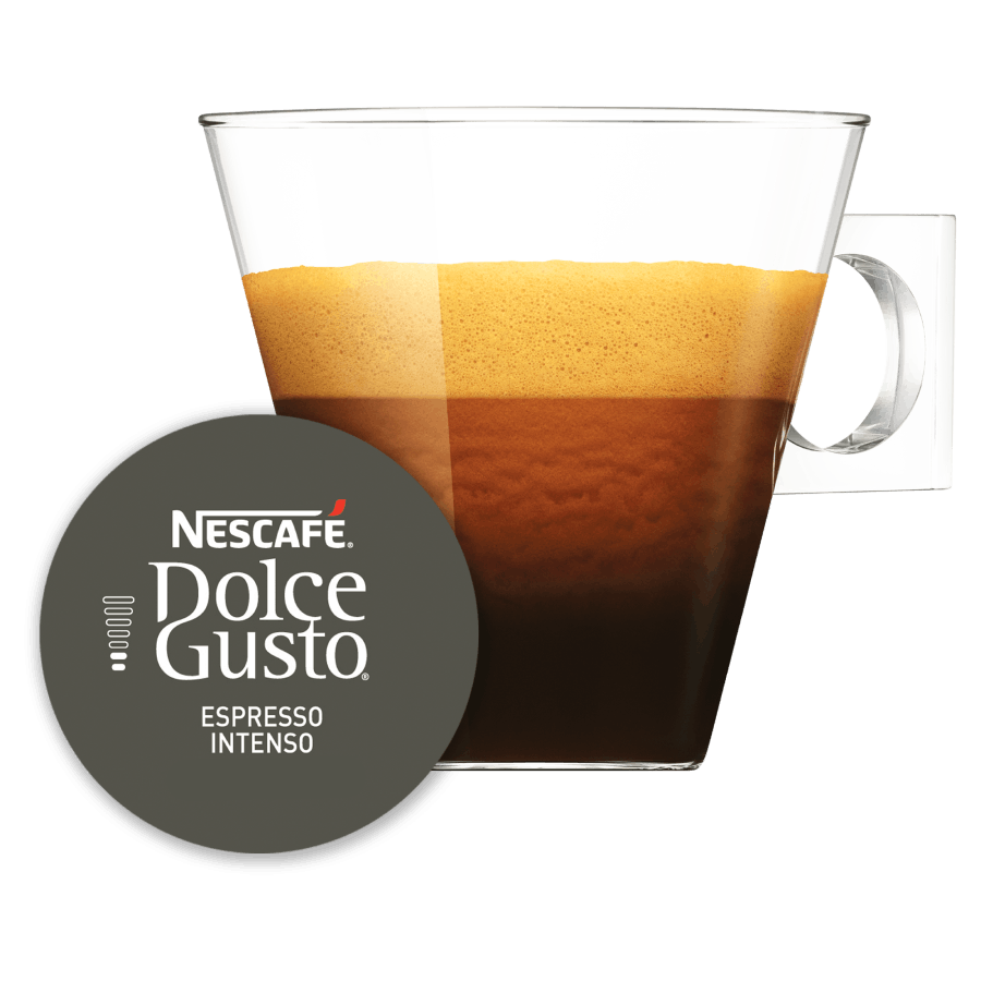 Cápsula con taza de Espresso Intenso 30 Cápsulas de NESCAFÉ Dolce Gusto