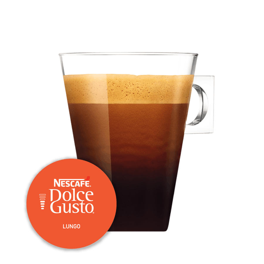 Cápsula con taza de Lungo 30 Cápsulas de NESCAFÉ Dolce Gusto