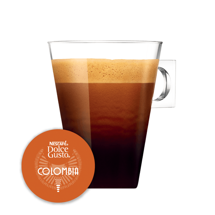 Cápsula con taza de Colombia Sierra Nevada Lungo 12 Cápsulas de NESCAFÉ Dolce Gusto