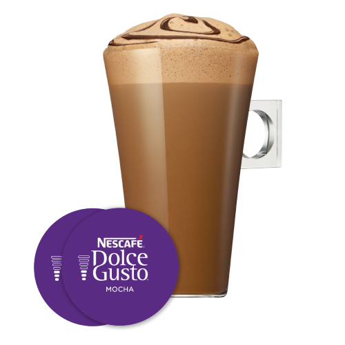 Cápsula con taza de Café Mocha 16 Cápsulas de NESCAFÉ Dolce Gusto