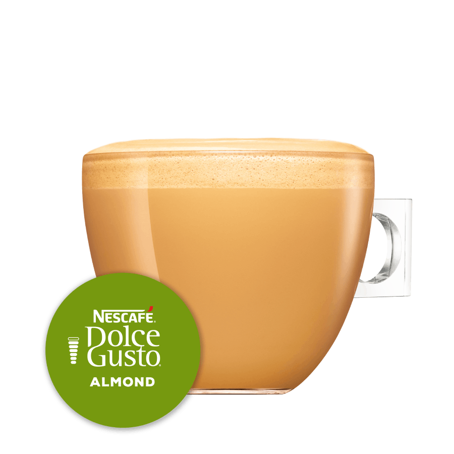 Cápsula con taza de Café Con Almendra 12 Cápsulas de NESCAFÉ Dolce Gusto